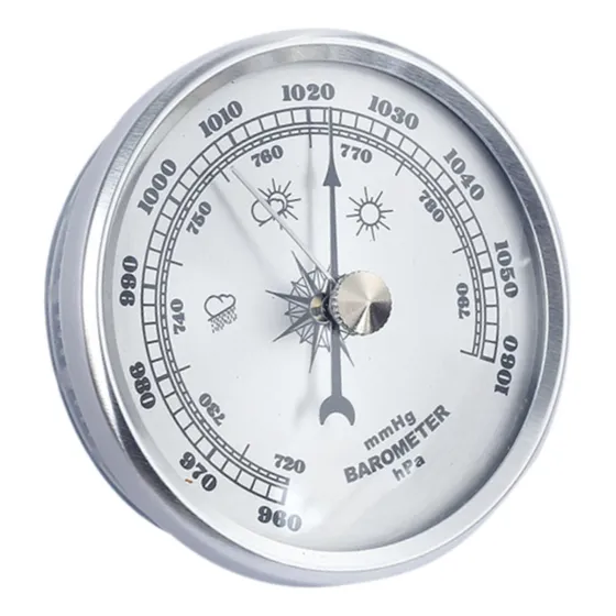 Barômetro Barômetro Aneróide 960-1060hpa Medidor Argent
