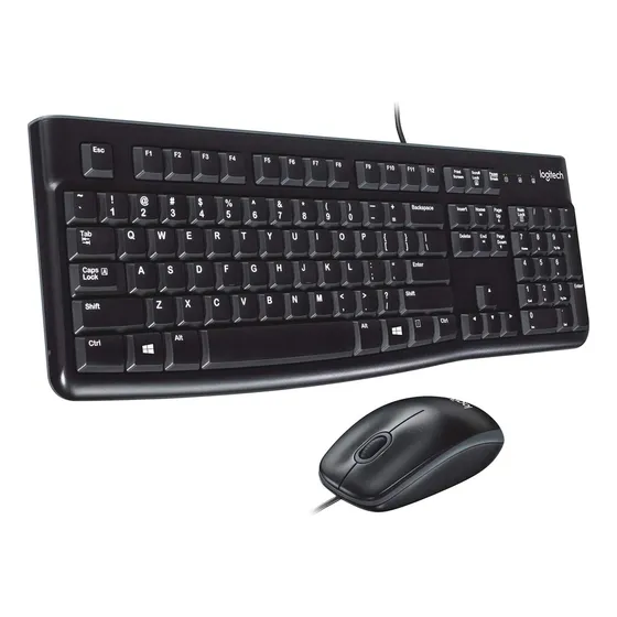 Teclado Logitech Mk120 Combo Mouse, Somos Tienda