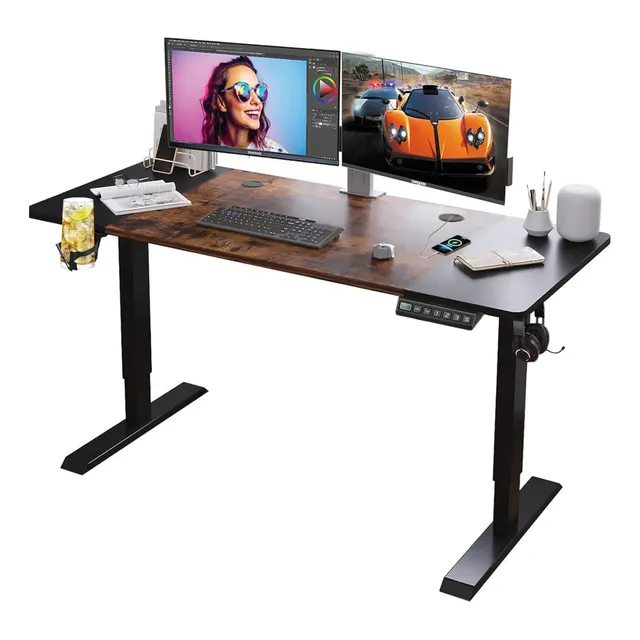 Escritorio Eléctrico Ergonómico Altura Ajustable Moderno