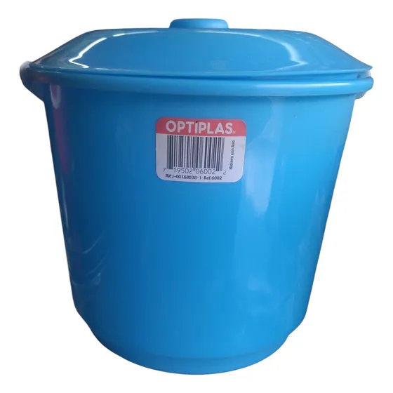 Hielera Con Asa, Cubeta Para Hielo De Plástico, Optiplas
