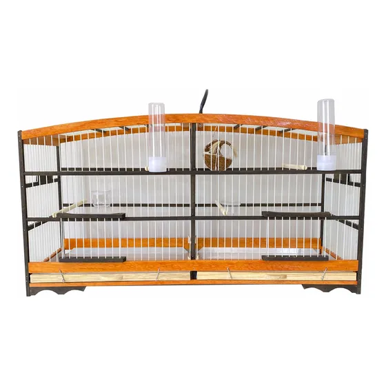 Gaiola Voador Criadeira Premium Com Divisoria Para Passaro
