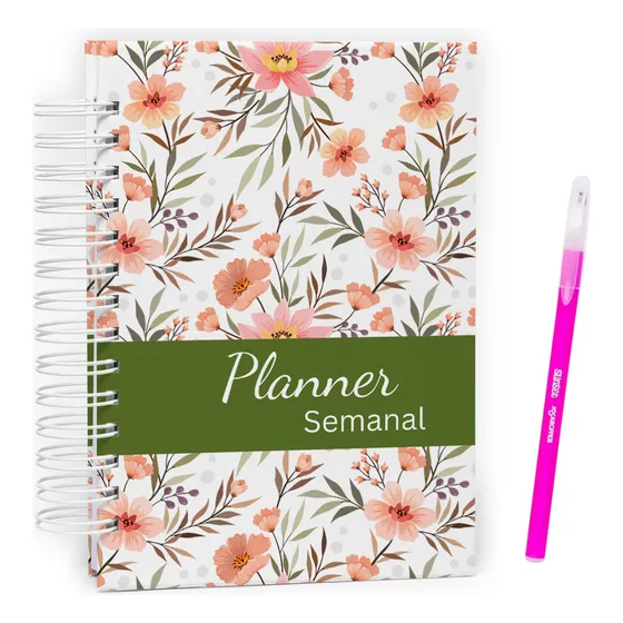 Planner Semanal Sem Data - Visão Mensal E Visão Semanal