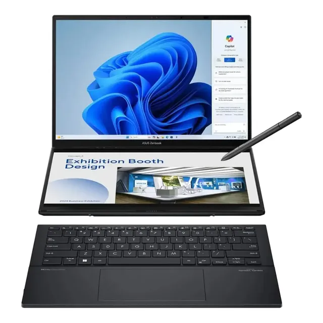 Asus Zenbook Duo 14 3k Oled Touch I9 285h 32gb 1tb Ssd Inkwell Gray