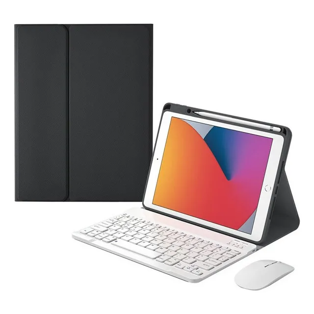 Funda Bluetooth, Teclado Y Ratón Para iPad 9.7 De Sexta
