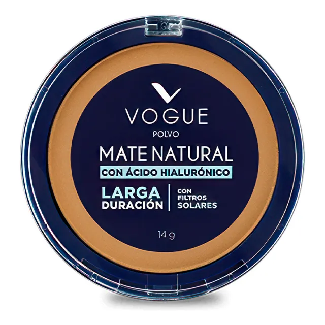 Polvo Compacto Mate Vogue Tono Natural X14g