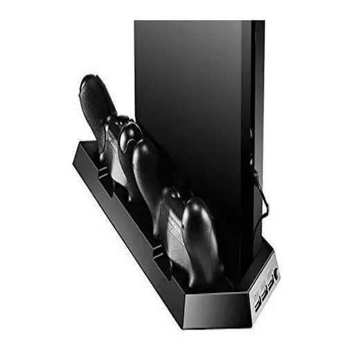 Base Vertical Ps4 Slim Cargador Joystick Dualshock Cooling