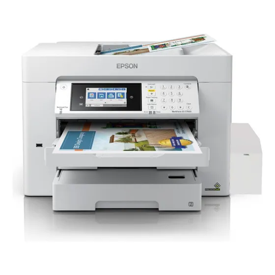 Impressora Multifuncional Epson Wf Ec7000 A3+ Duplex
