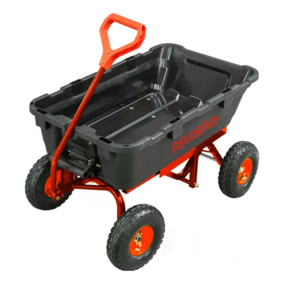 Carro De Carga Y Volteo Canastilla Plastica 450 Kg Capacidad