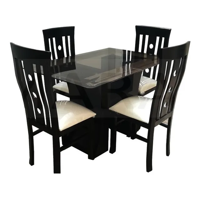 Juego De Comedor De 4 Sillas - Nuevo