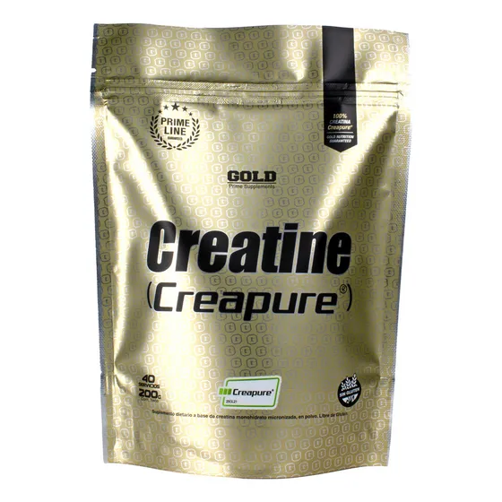 Creatina Creapure 200g 100% - Gold Nutrition Sabor Sin Sabor