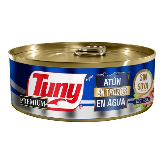 Atún Tuny Premium En Agua Lata 140g