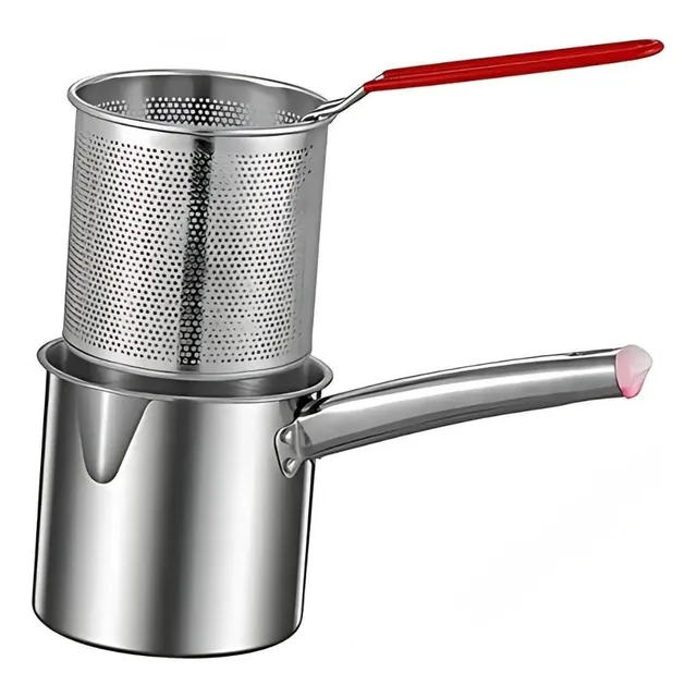 Olla Para Freír  Cacerola Para Leche Olla Con Pinzas