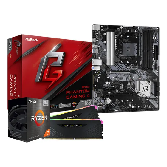 Combo Procesador Ryzen 5700g/tarjeta Madre B550m/ 16gb Ram
