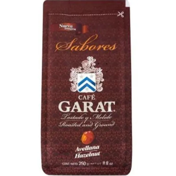 Café Molido Garat Sabores Avellana 250 G (2 Bolsas)