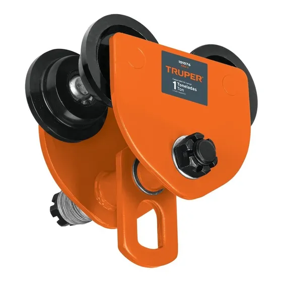 Trole De Carga Para Vigas Ips E Ipr, Ajustable, 1 Ton Truper