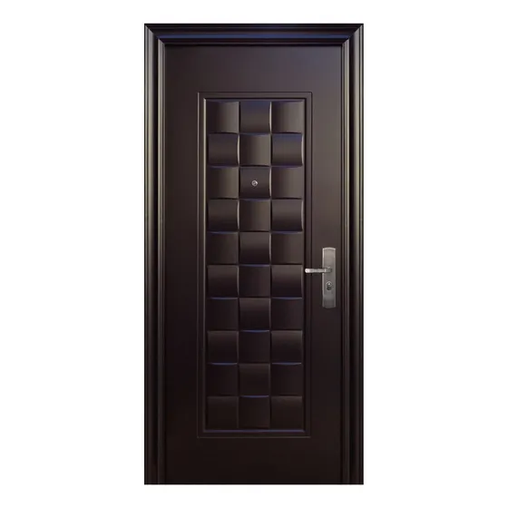 Protecto Home | Puerta de Seguridad Toledo 95-205 Apertura Izquierda 100% Acero Color Chocolate