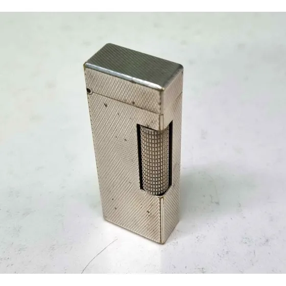 Isqueiro Dunhill Rollagas Prateado Déc 70