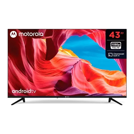 Smart TV Motorola 91MT43E3A LED Android TV Full HD 43" 220V