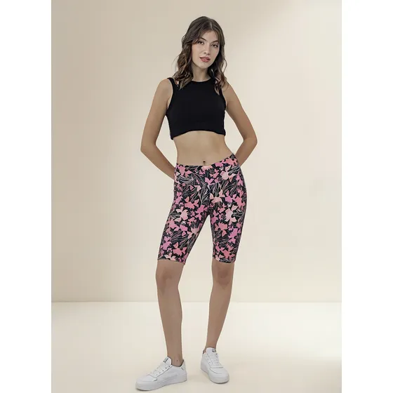 Biker Calza Lycra Mujer Elk Estampado