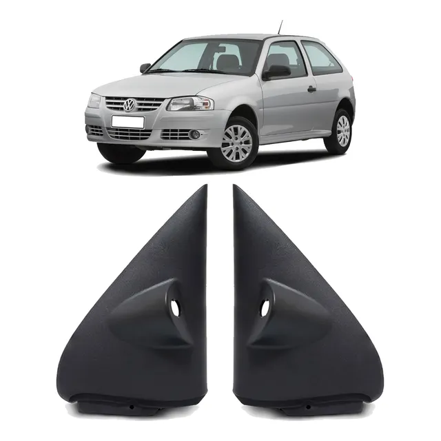 Par Acabamento Interno Retrovisor Gol G2 G3 G4 2p Com Furo