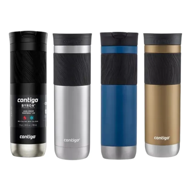 Termo Contigo Byron 24oz Metálico Snapseal.