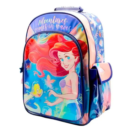 Mochila La Sirenita De Espalda Ep057 47 Cm