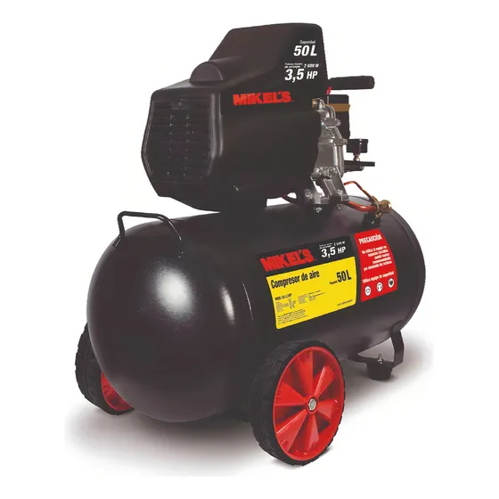 Compresor De Aire 3.5hp Color Negro Fase Eléctrica Bifásica Frecuencia 60 Mikel´s Ca-3.5hp