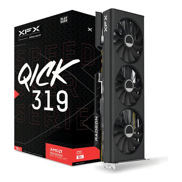Tarjeta De Video Gamer Xfx Rx6750xt Speedster Qick319 12gb