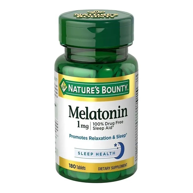 Nature's Bounty Melatonina 1mg 180 Tabletas 