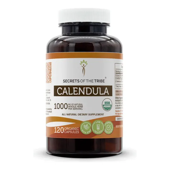 Suplemento Secrets Of The Tribe Calendula 120 Cápsulas