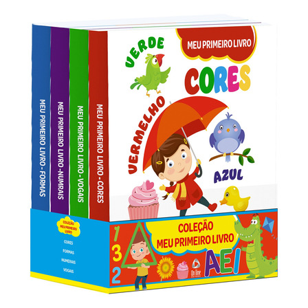 Coleção Meu Primeiro Livro | Kit Com 4 Livros Em Português On Line Editora Coleção Meu Primeiro Livro | Kit Com 4 Livros Em Português On Line Editora