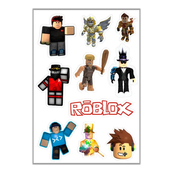 Kit Imprimible Stickers Roblox Calcos
