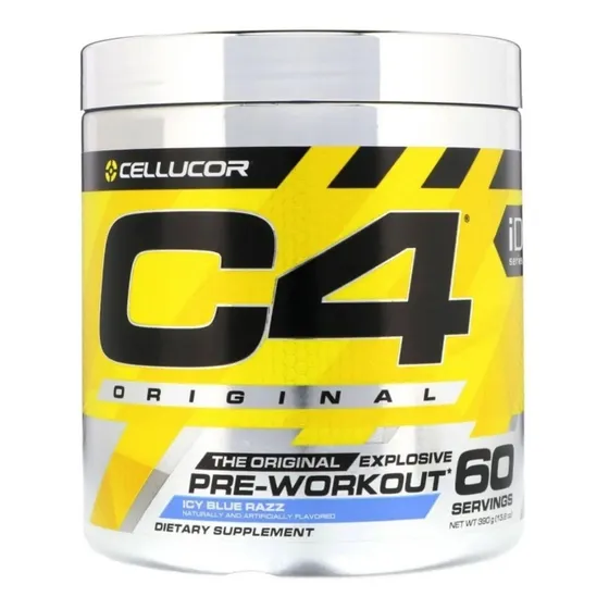 Suplemento Cellucor C4 Original Sabor Icy Blue Razz de 390g