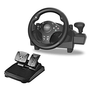 Volante De Corrida Doyo Com Pedais, 270 Volante Para Pc Com Volante De Corrida Doyo Com Pedais, 270 Volante Para Pc Com