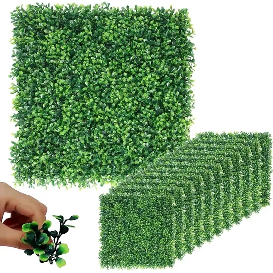 Kit X10 Enredadera Planta Artificial 40x60cm Jardin