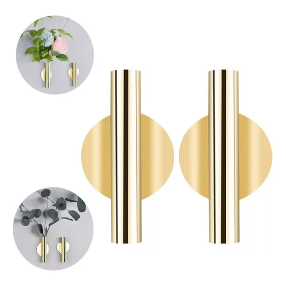 2x Vaso Moderno De Parede Sem Perfuração Para Decoração De C