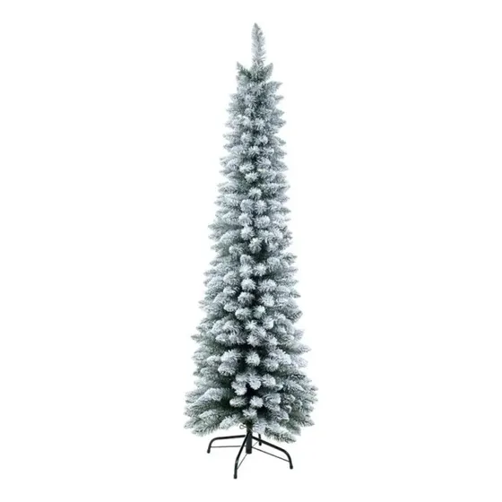 Arvore Natal Boston Slim Nevada 200 Tips Com Base Verde 1,2m