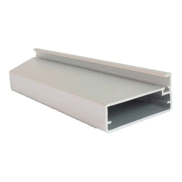 Perfil De Aluminio Para Puerta De Vidrio Brillante