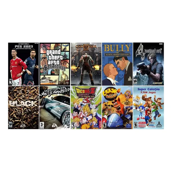 10 Jogos De Playstation 2 A Sua Escolha - Funciona Em Todos Os Aparelhos!
