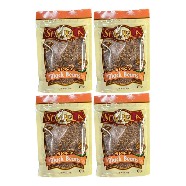 Frijoles Negros Picantes Deshidratados 226 Gramos Paquete 4