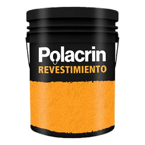 Revestimiento medio acrilico texturado 25kg Polacrin color arena