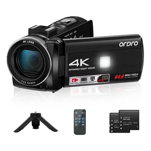 Câmera de vídeo Ordro HDV-V12 Full HD NTSC/PAL preta | MercadoLivre
