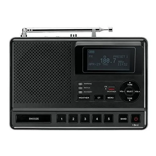 Sangean All In One Weather Alerta Emergencia Digital Am Fm