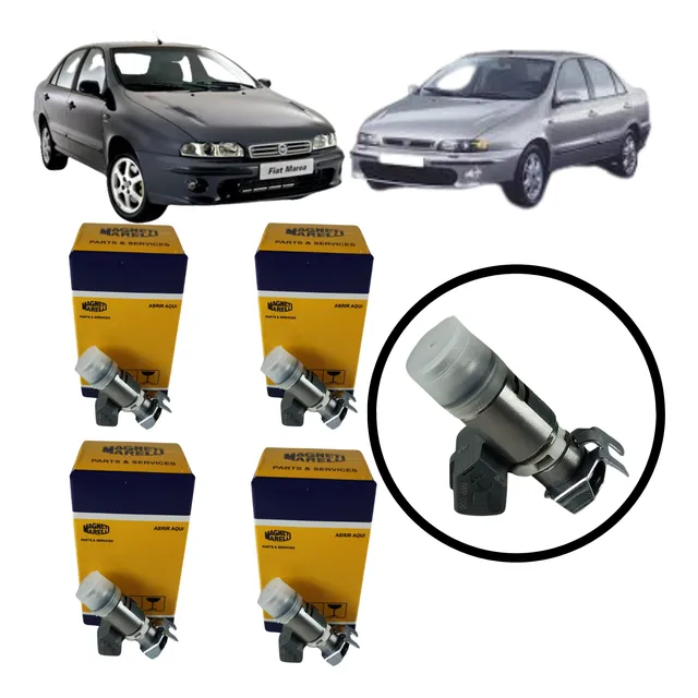 4 Injetores Marelli 50150602 Brava Marea 1.8 16v Iwp006 Novo