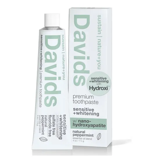Pasta De Dientes Davids Hydroxi Nano Hidroxiapatita Sin Flúo