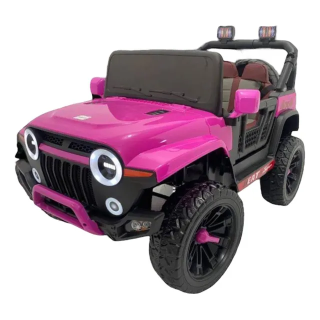 Carro Eléctrico Para Niños 4x4 Llanta Goma C/remoto