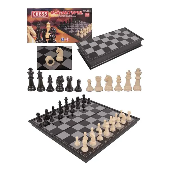 Ajedrez Imantado De 30x30 Cm Juego De Mesa 