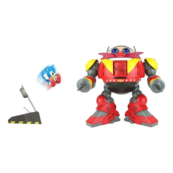 Set De Combate Del Robot Gigante Eggman De Sonic The Hedgeho