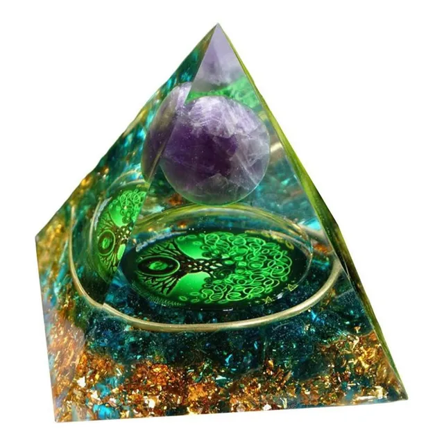 1 Protección Emf De Yoga Orgone De Pirámide De Cristal