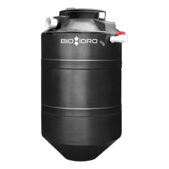 Biodigestor Iusa 1300l Vertical Biohidro Color Negro
